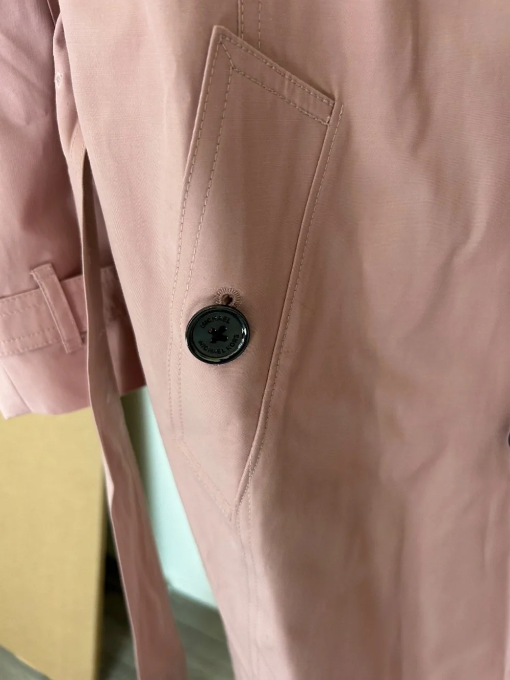 Michael Kors Trench Coat, Womens XL, Pink NWOT
